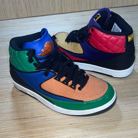 aj 2 retro multicolor